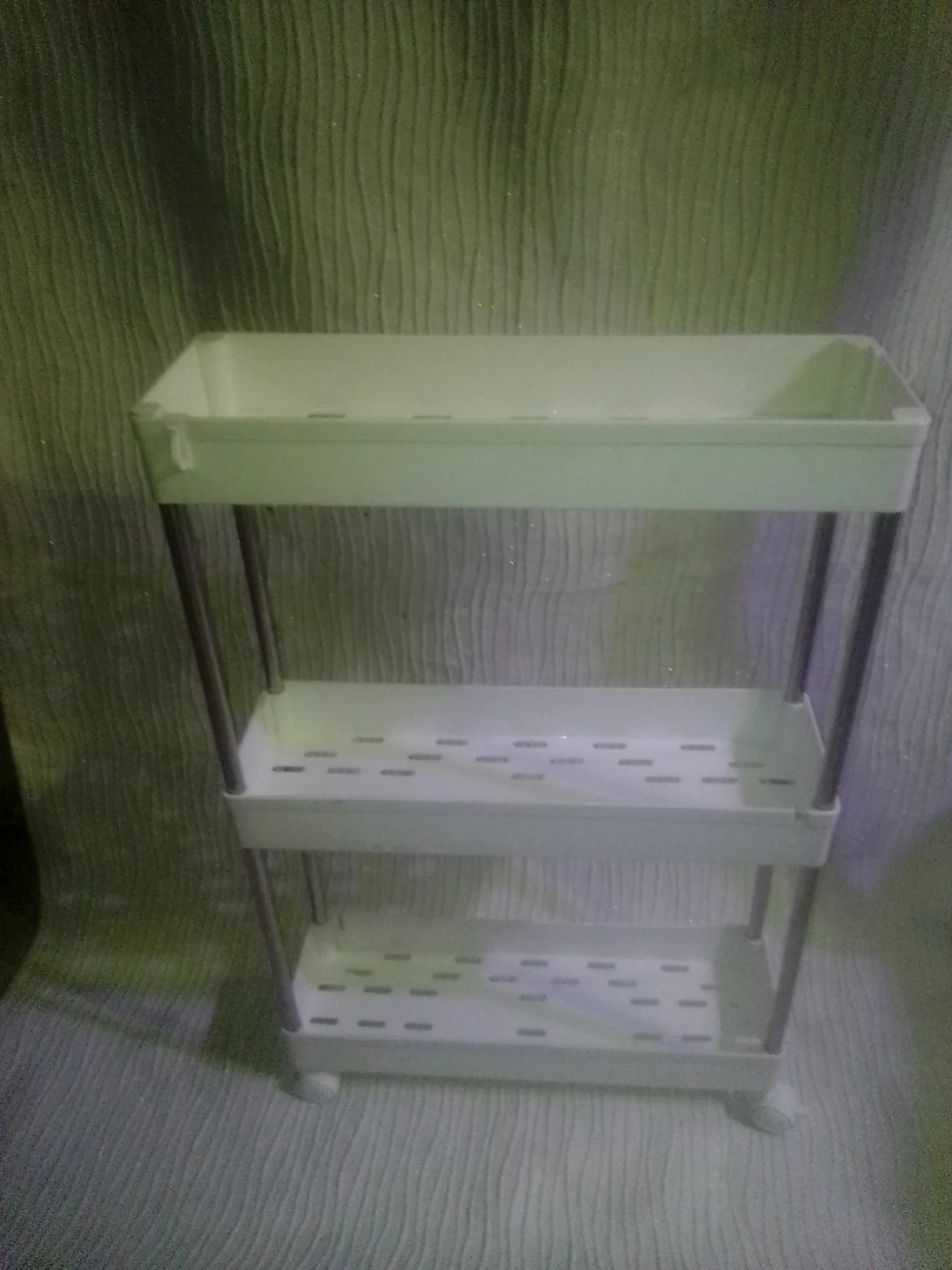 3-Tier Rolling Storage Cart Shelf - photo 2