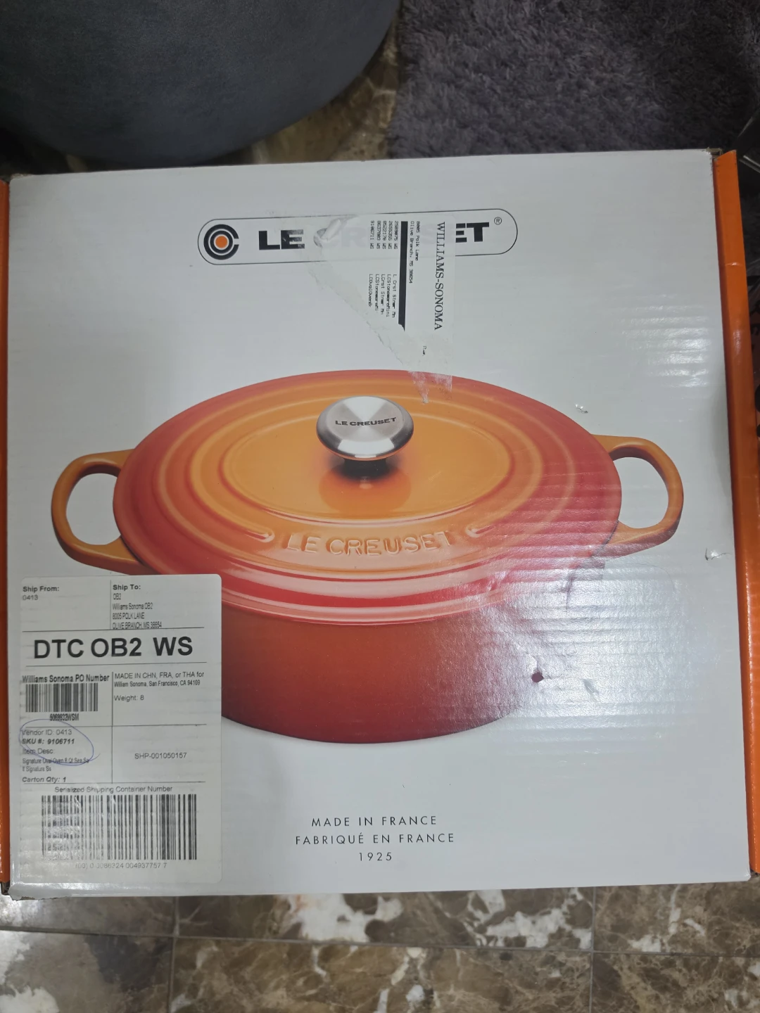Le Creuset Signature Oval Dutch Oven DTC OB2 WS