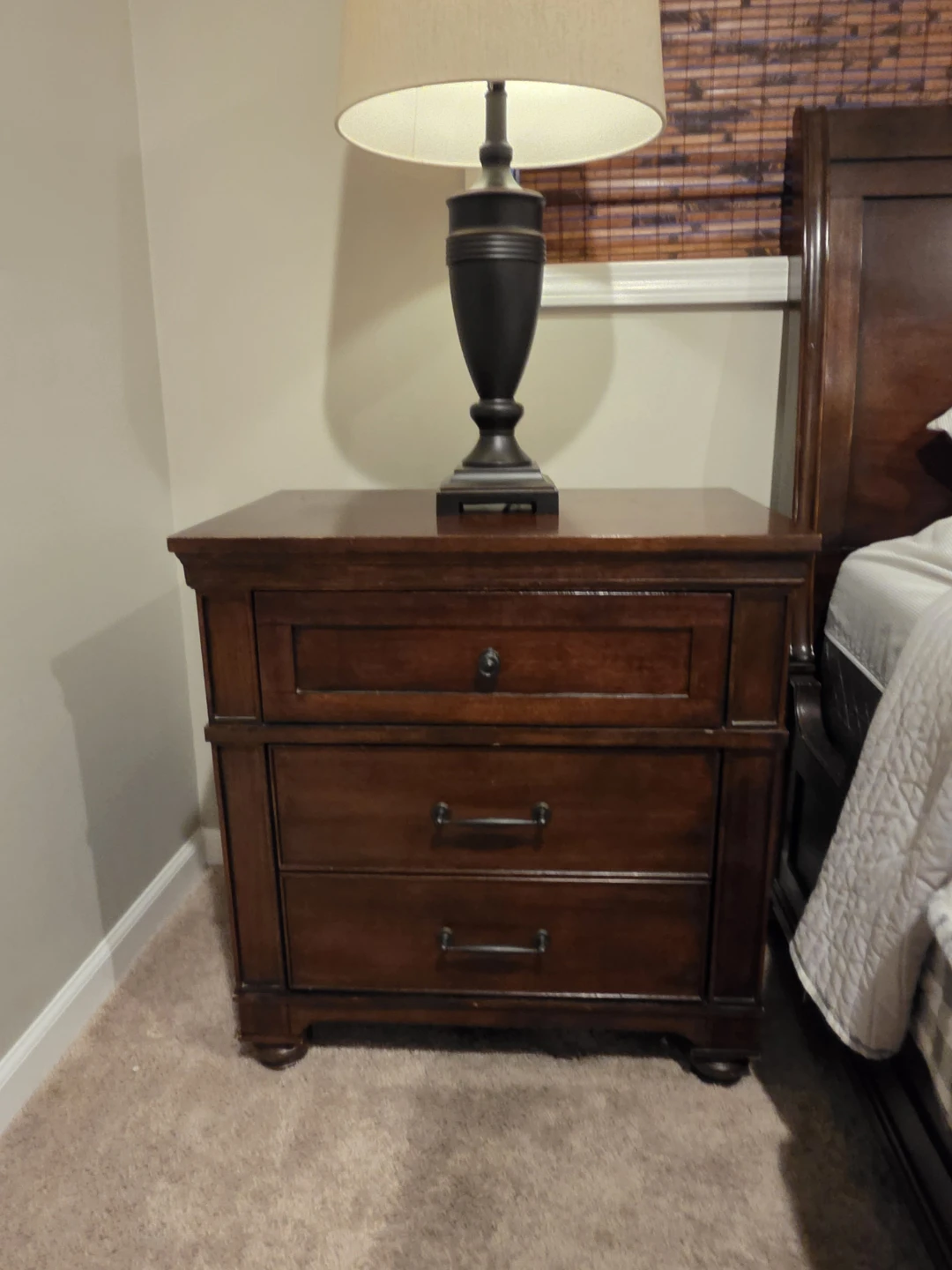 Costco King Solid Wood Bedroom Set - photo 2