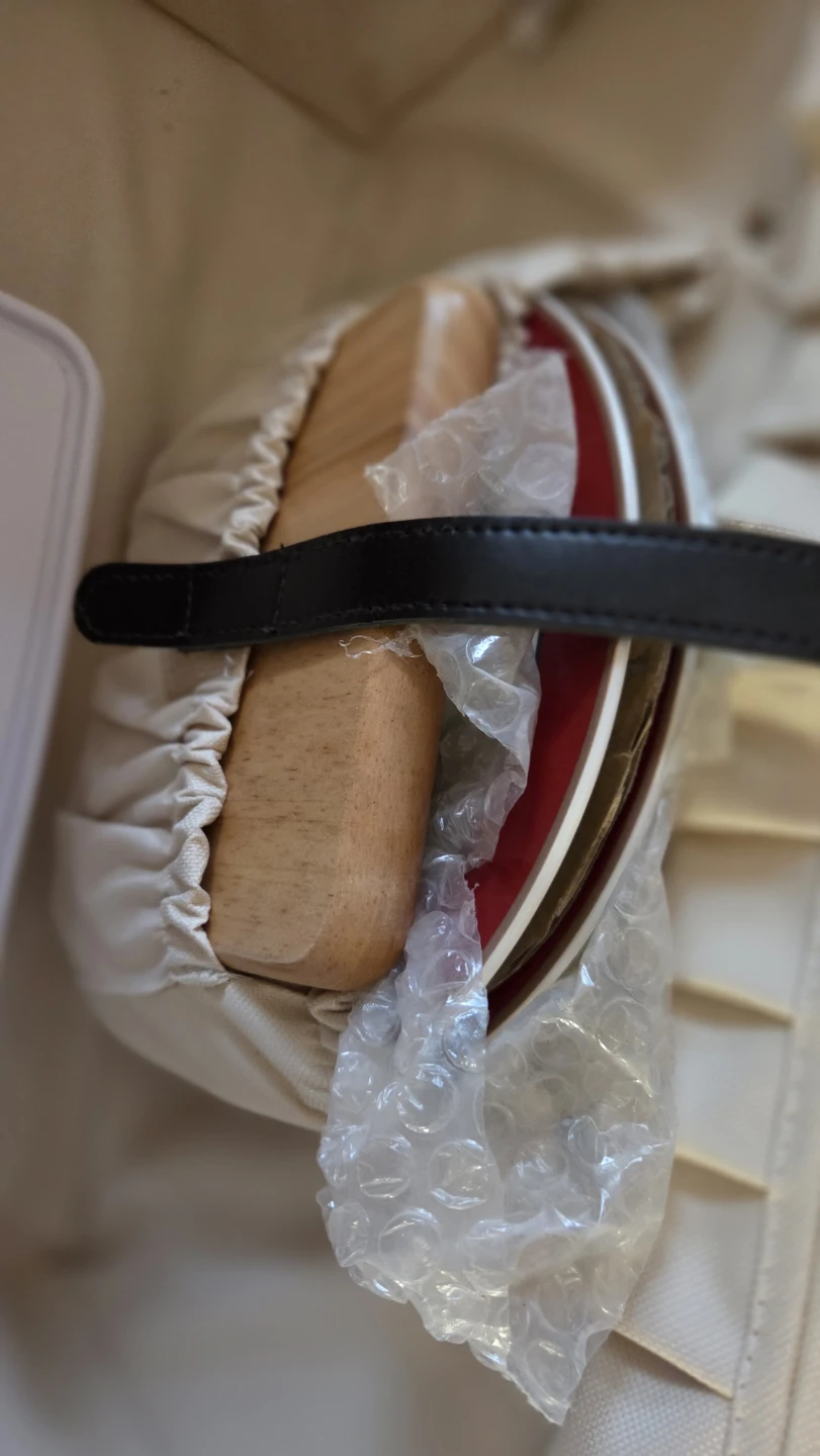 Brown Picnic Basket with Utensils and Plates - photo 4