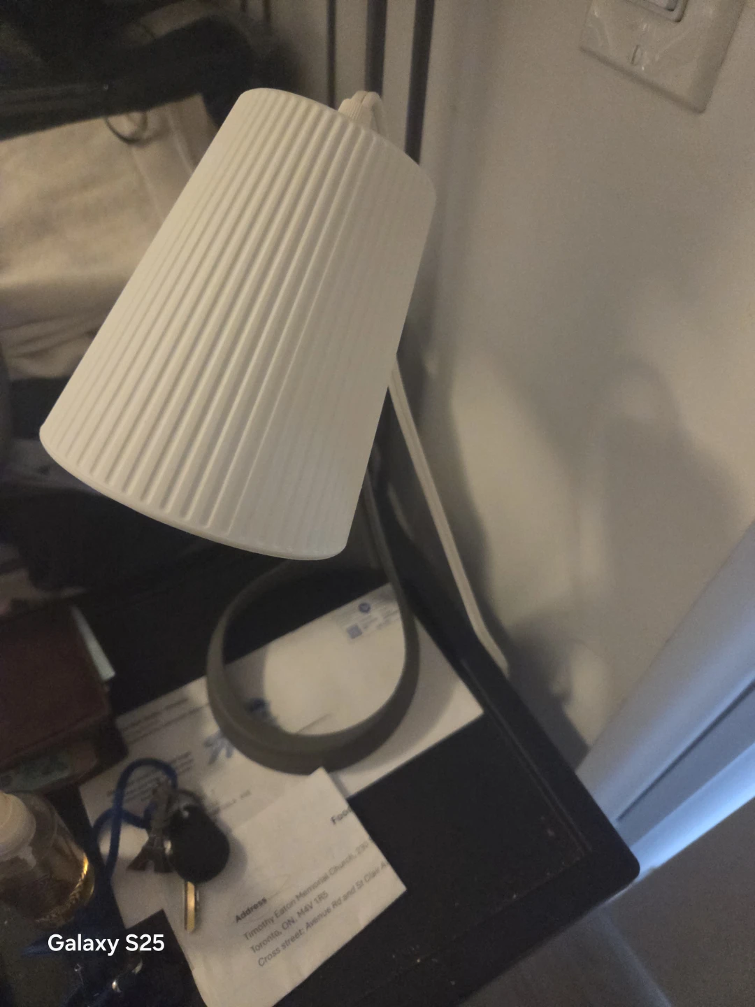White Pleated Lamp Shade - photo 2