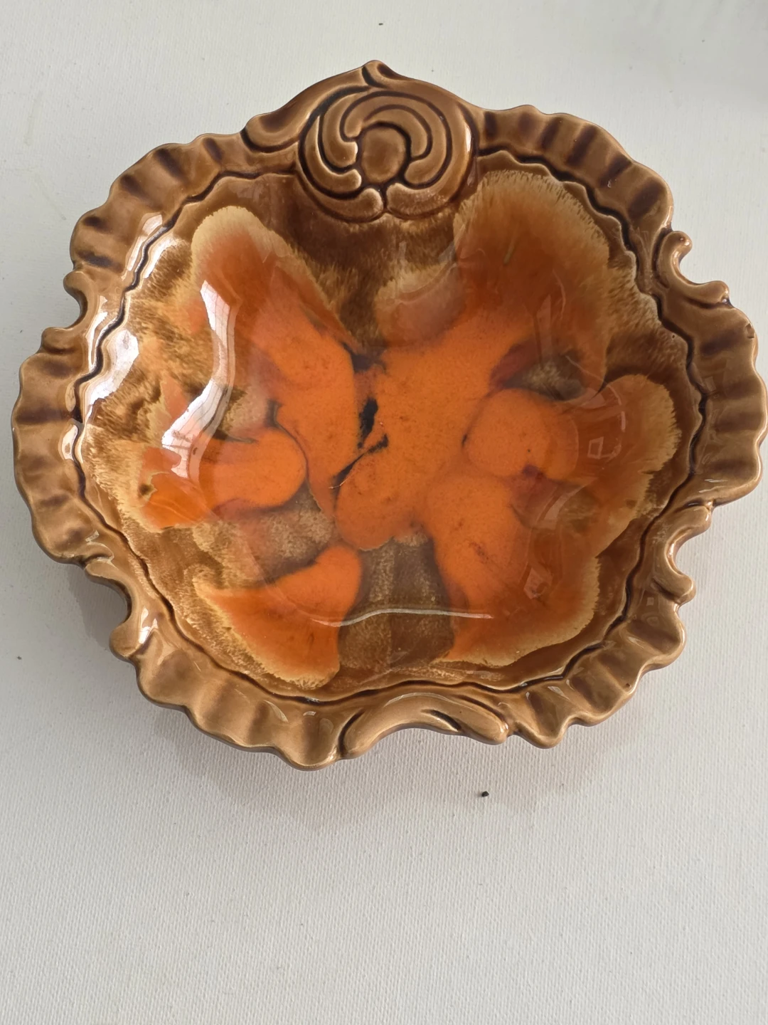 Vintage 7" Belgo Canadian MCM Serving Dish