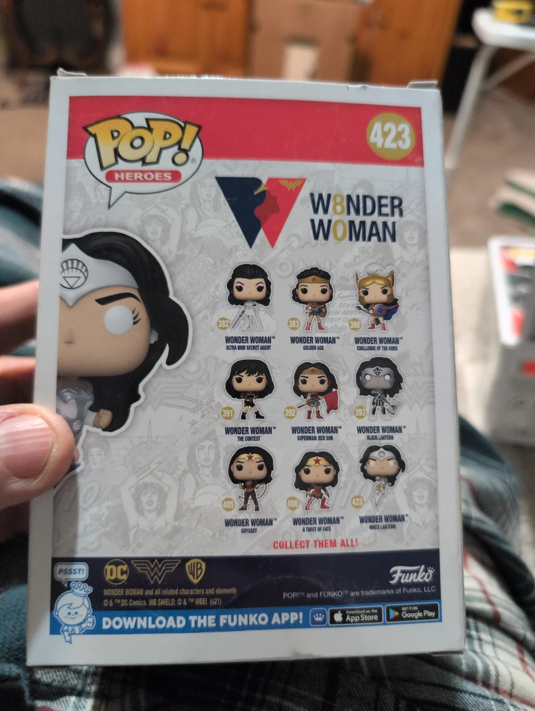 Funko Pop! DC Heroes Wonder Woman White Lantern #423 - photo 2