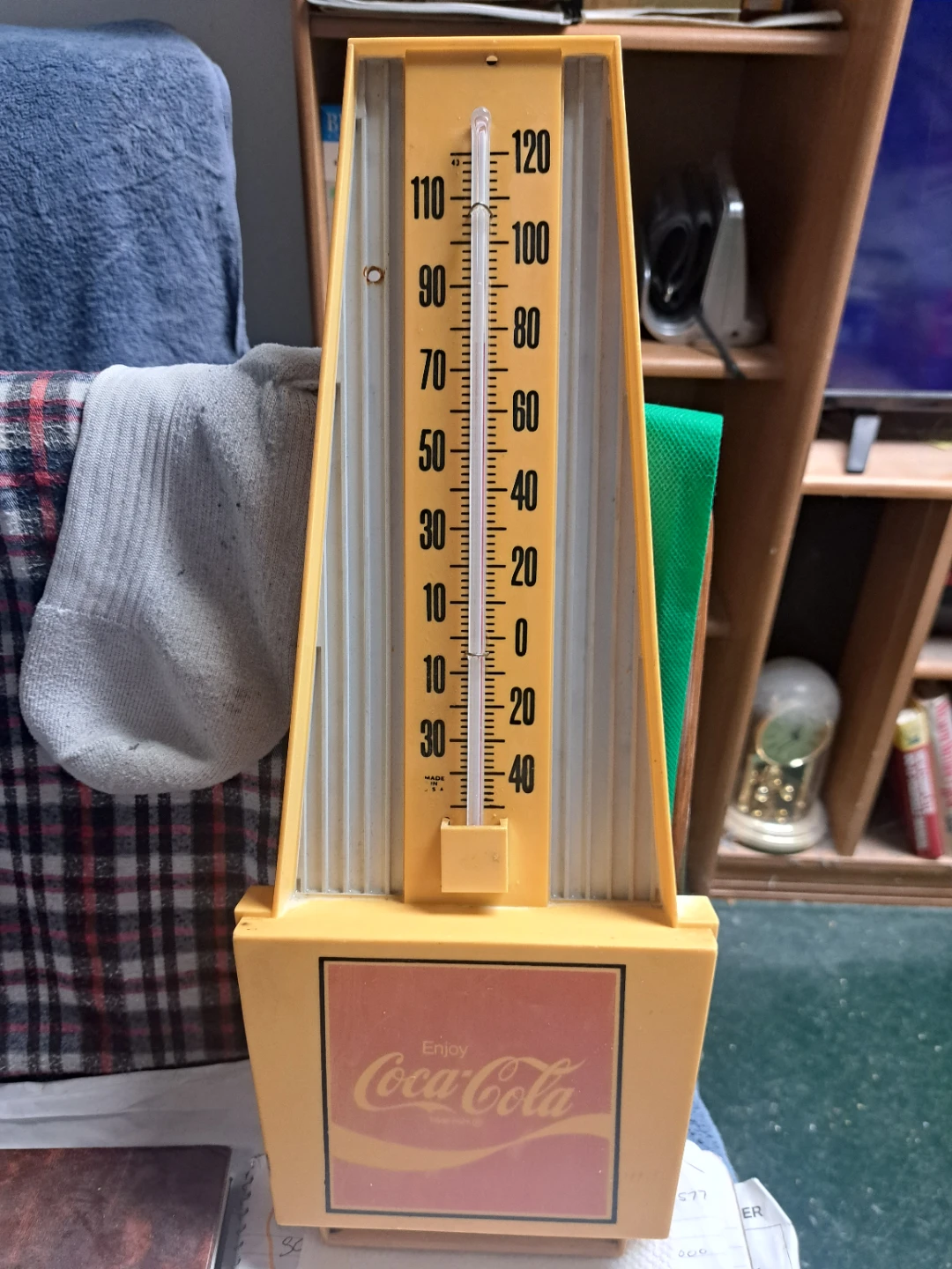Antique Coca Cola thermometer