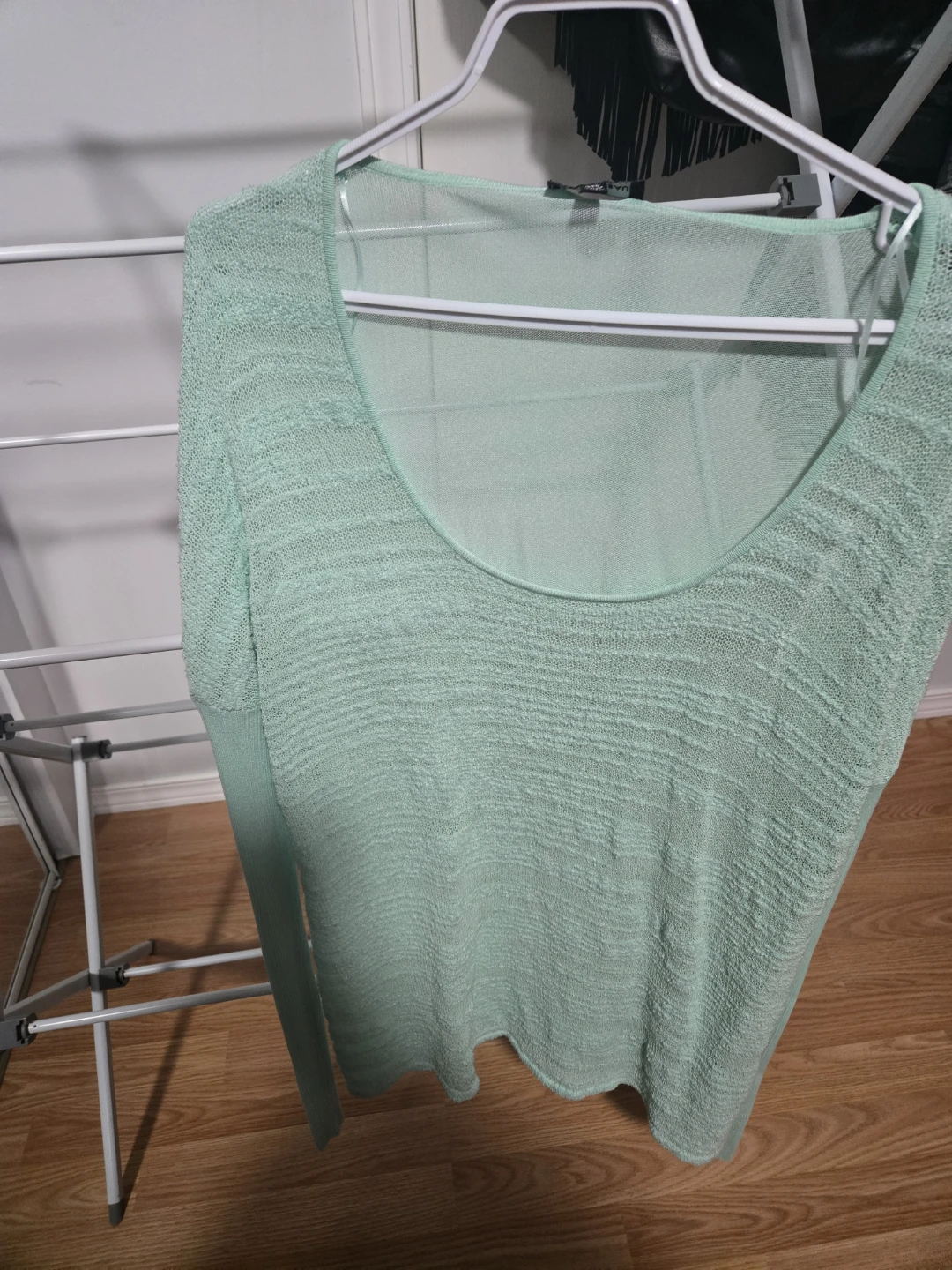Mint Green Long Sleeve Knit Top - photo 2