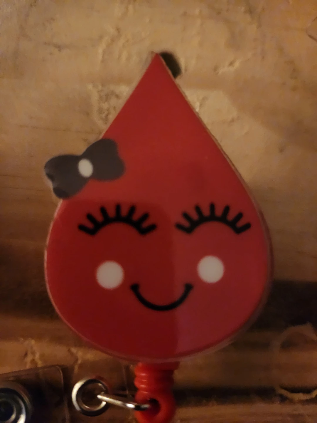 2 Nurse Badge Reels - Blood Drop & Syringe