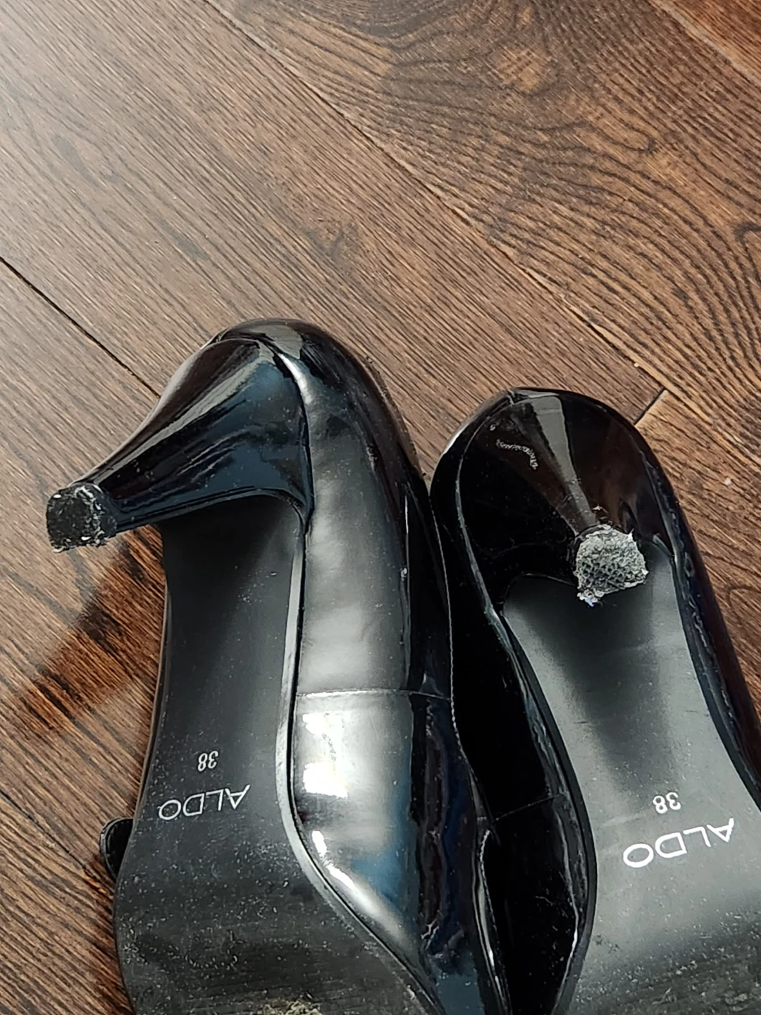 ALDO Black Patent Mary Jane Heels - photo 4