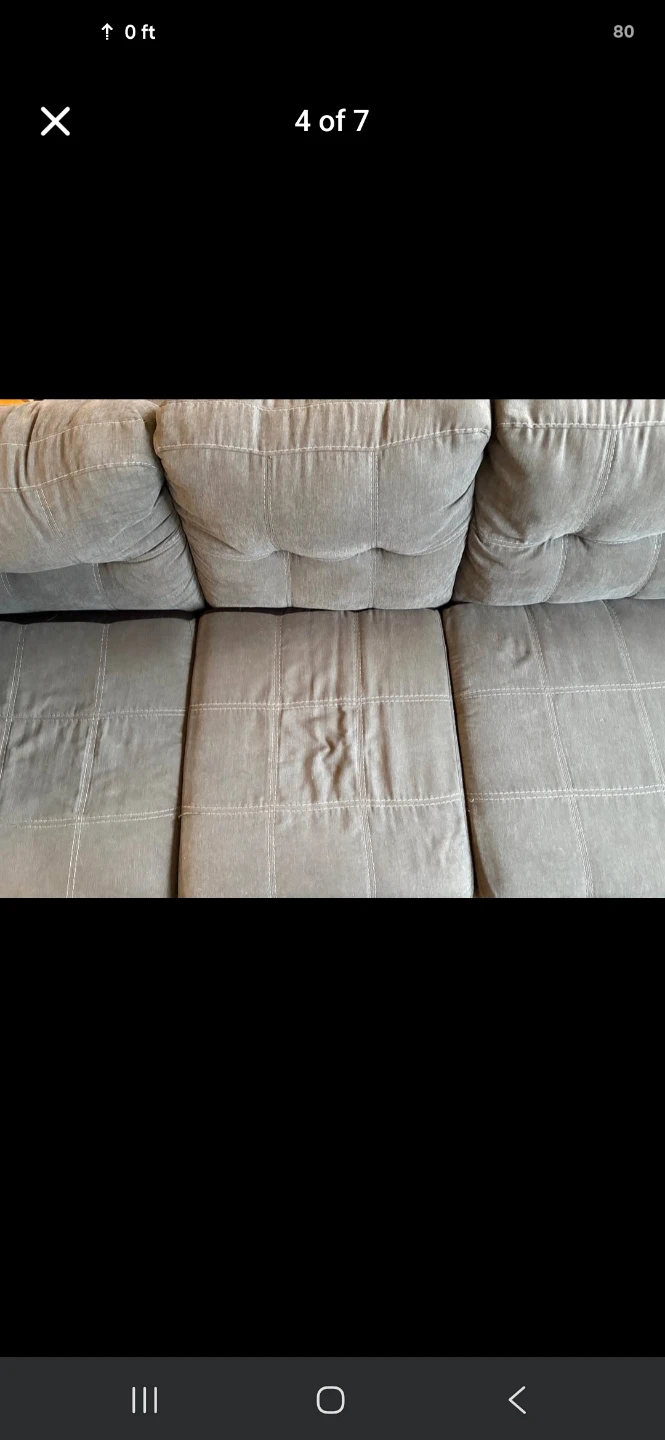 Ashley Gray Sectional Sofa (FREE  DELIVERY & SETUP) - photo 4