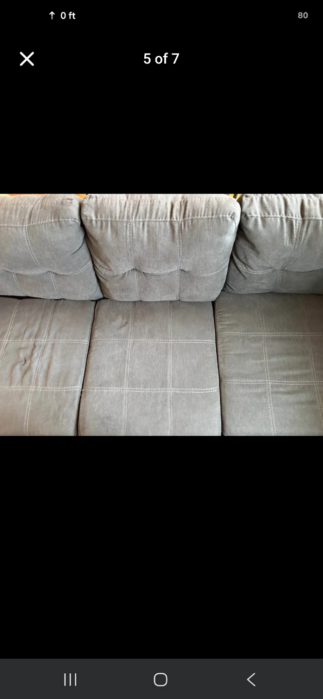 Ashley Gray Sectional Sofa (FREE  DELIVERY & SETUP) - photo 5
