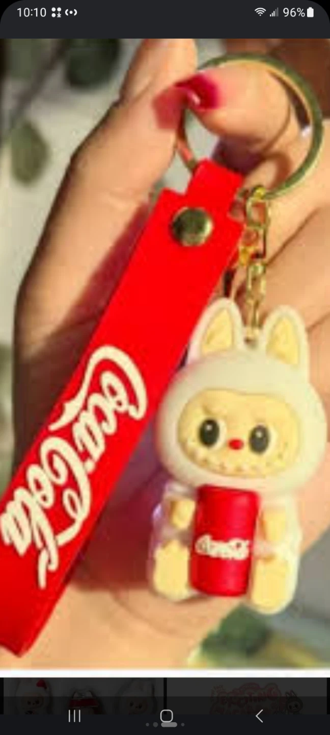 POP MART La Bubu X Coca-Cola Monster Keychain