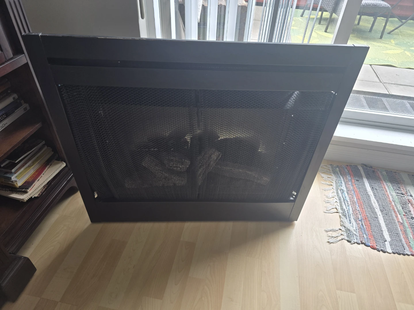 Black Electric Fireplace Insert