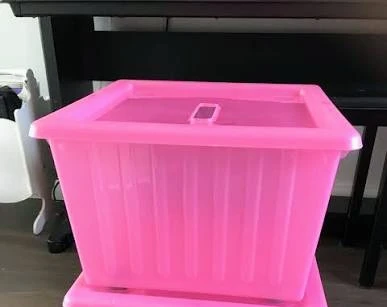 Storage Bins with Lids, 3