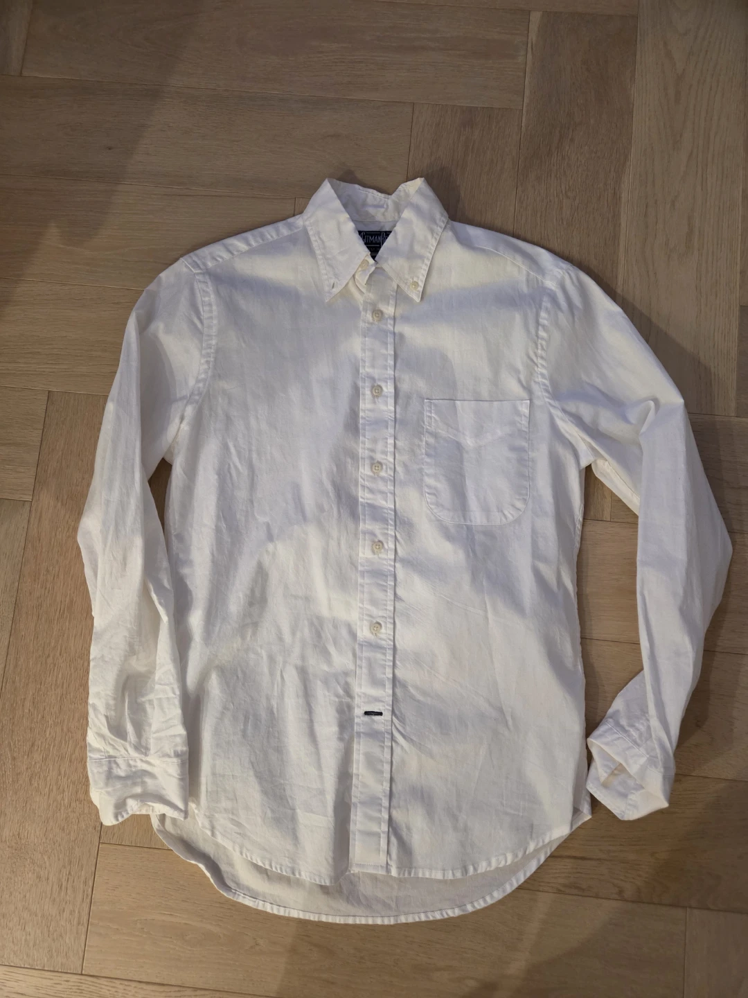 Gitman Bros White Zephyr Oxford Shirt Size S - photo 2