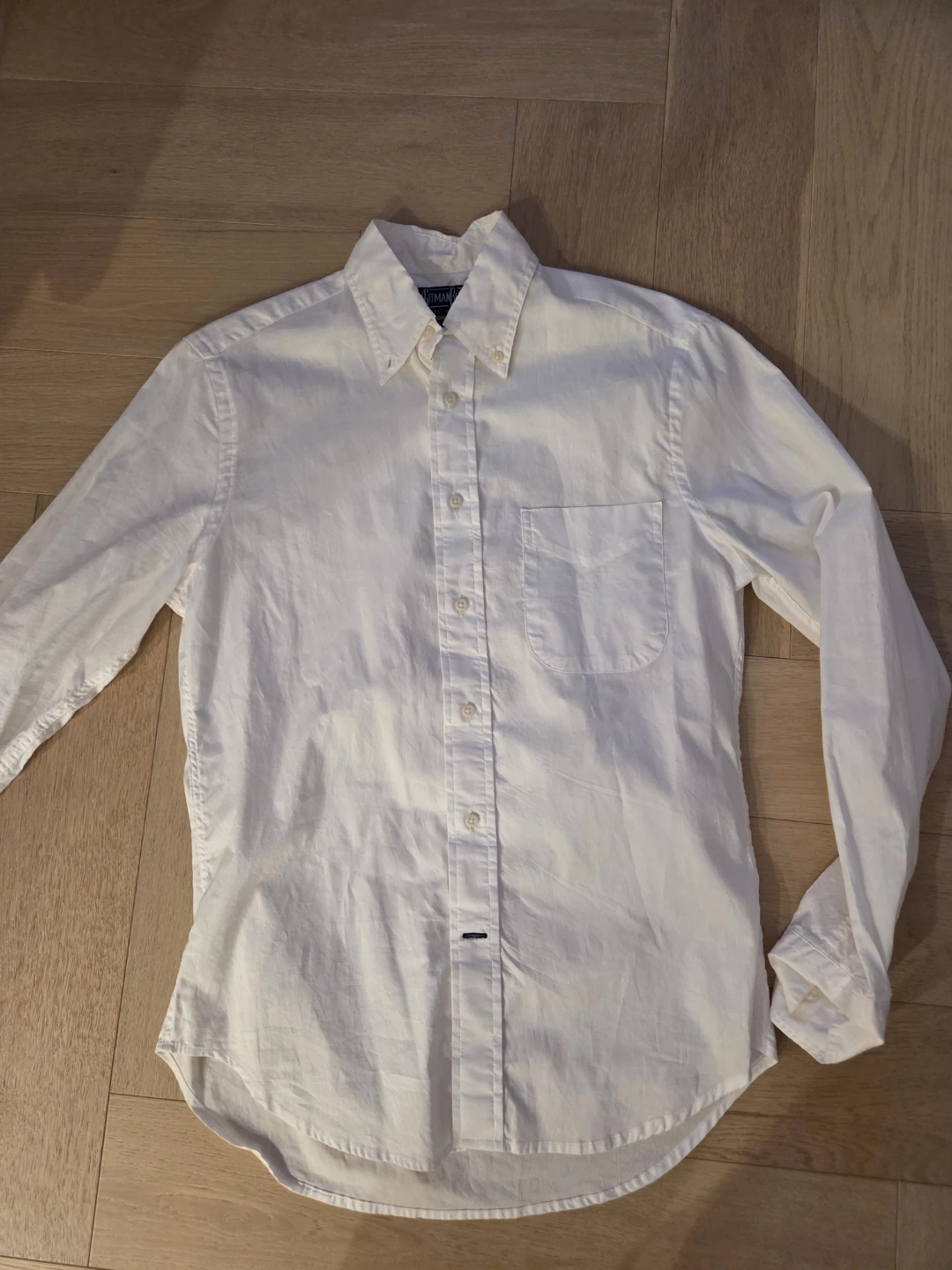 Gitman Bros White Zephyr Oxford Shirt Size S - photo 3