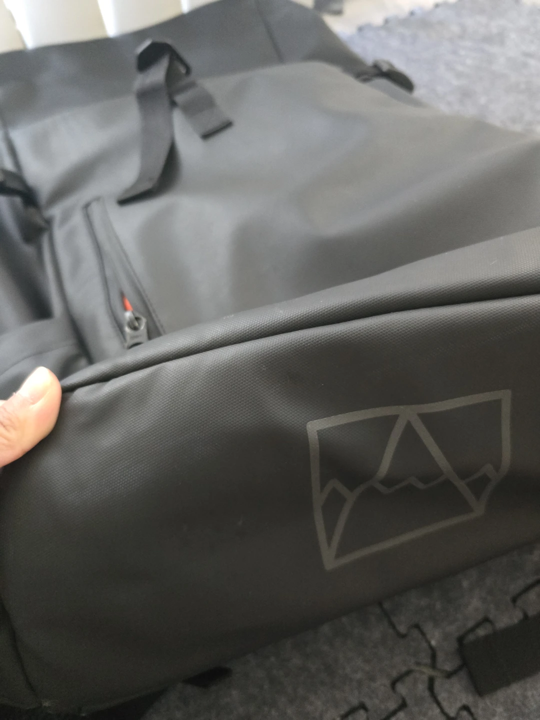 STUBBLE&CO Black Roll-Top Backpack - photo 5