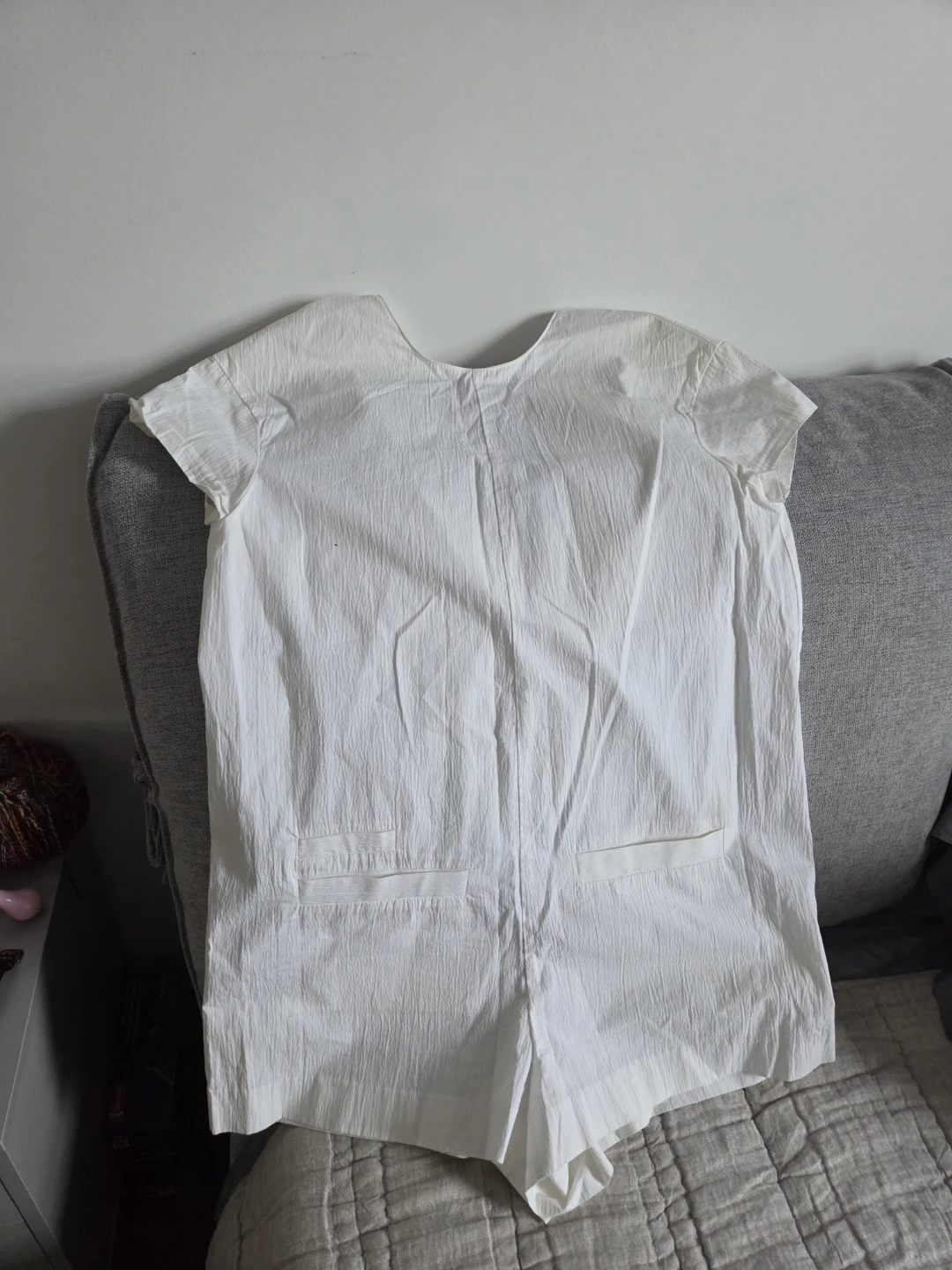 ZARA Trafaluc Collection White Romper Size L