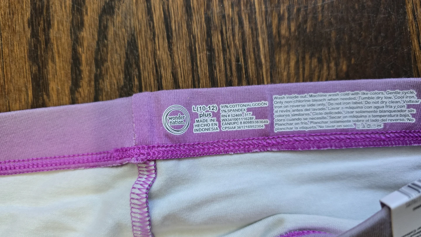 Bundle of 4 Girls' Leggings (10-12y) Like New condition - photo 5
