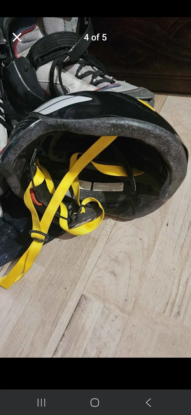 Inline Skates and Helmet Set