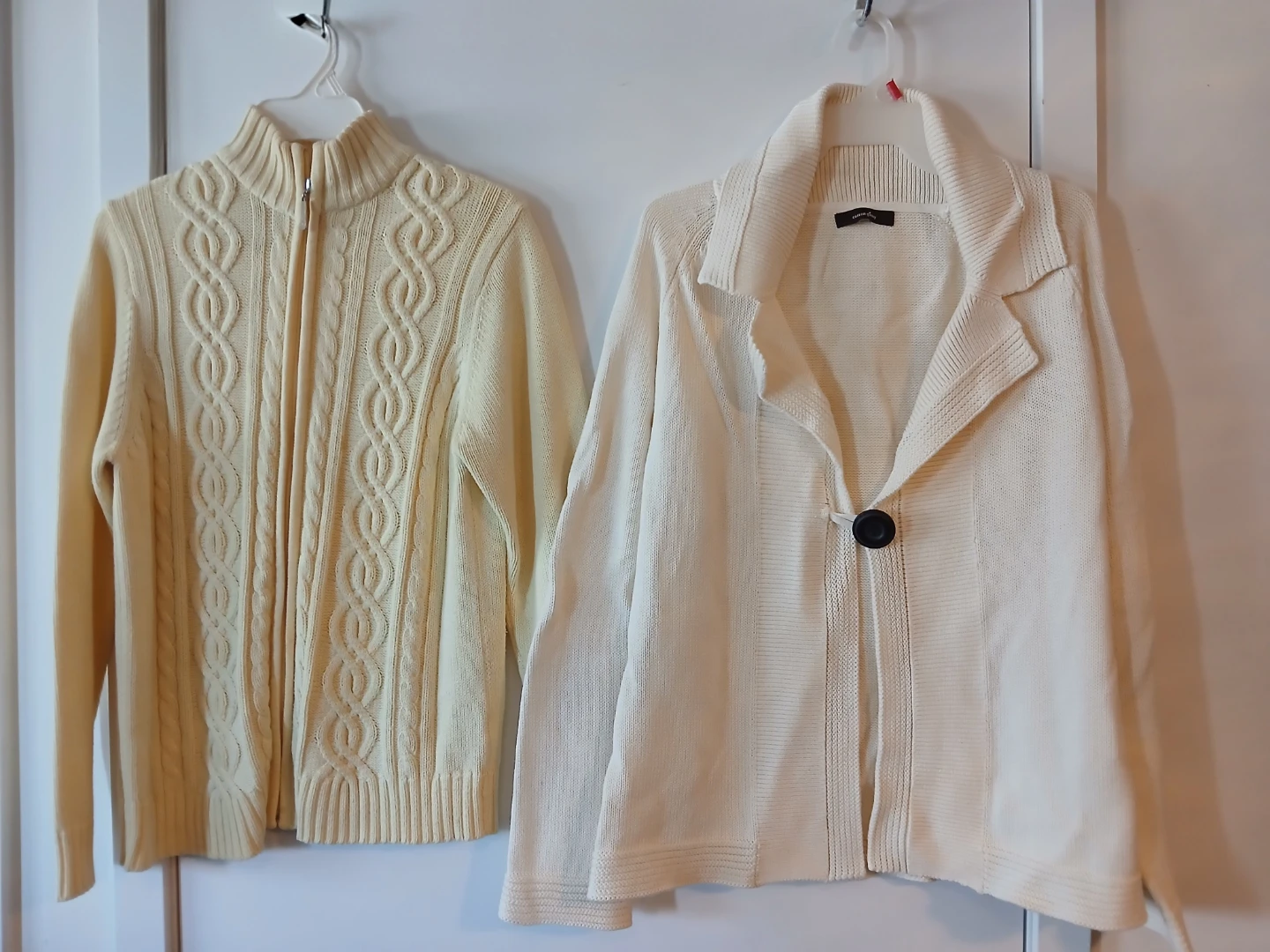 Tradition Country Collection Cable Knit Sweater & Cardigan Set.