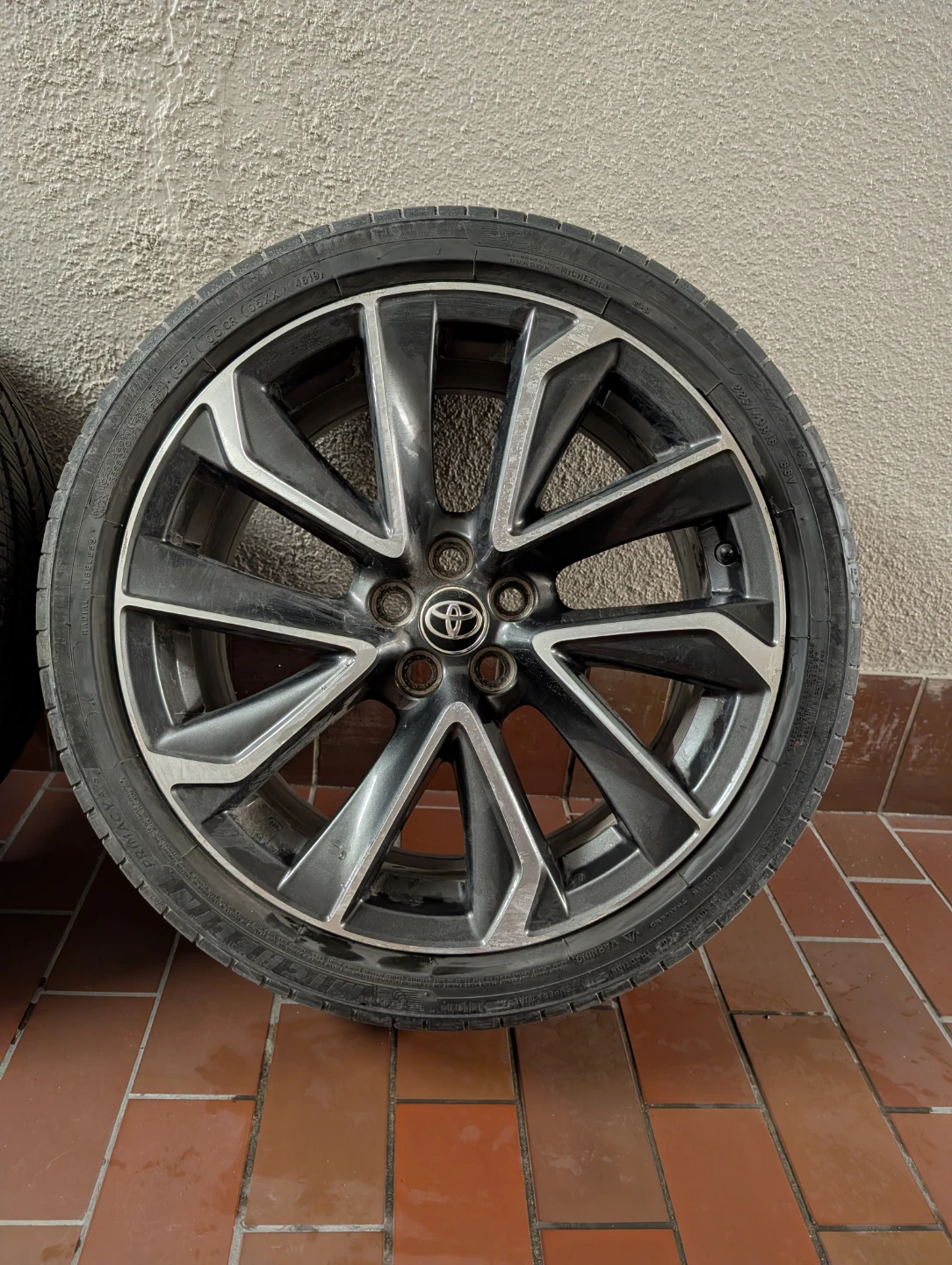 Original Toyota Corolla SE Rims with Michelin Allseason Tires