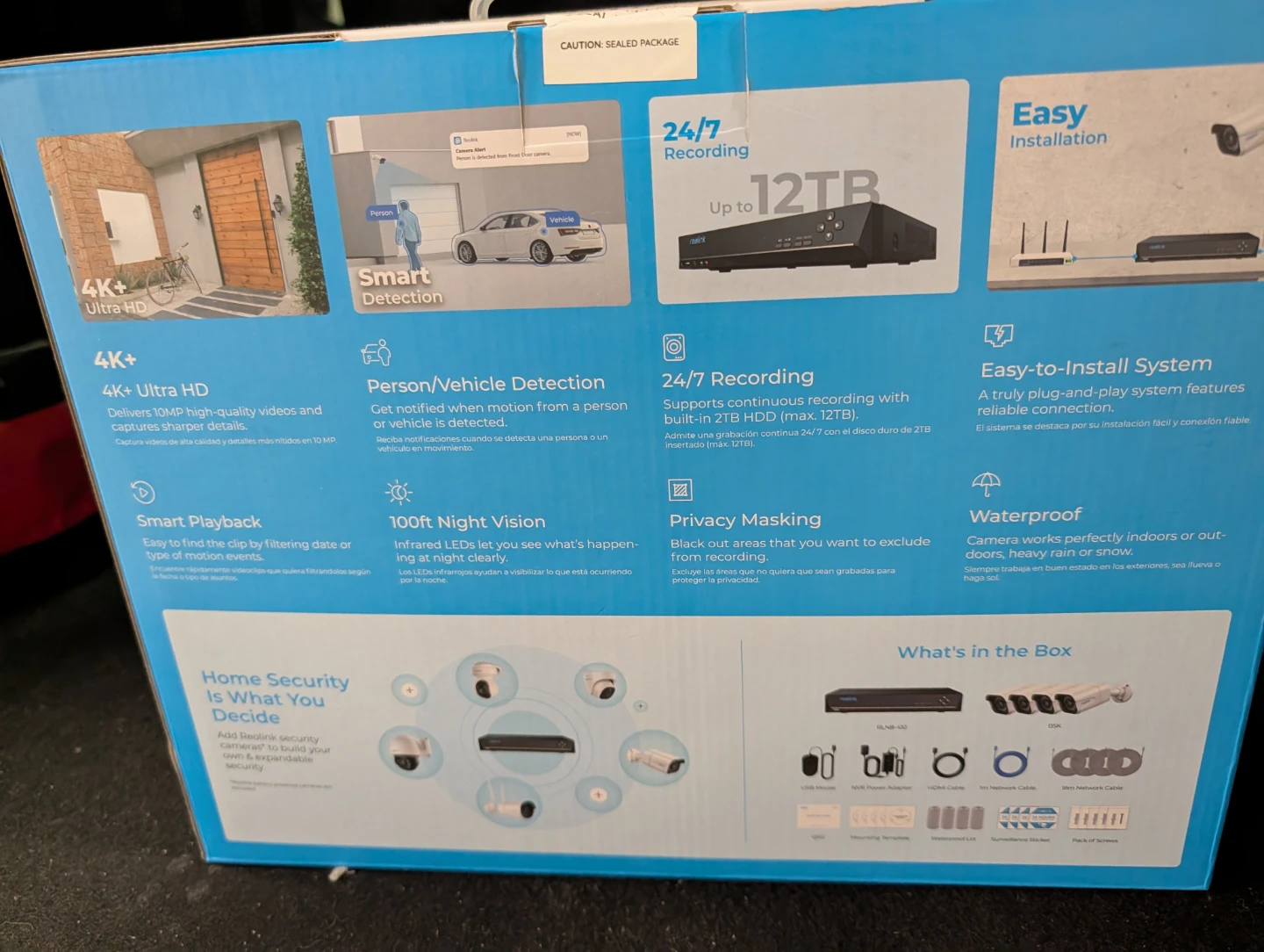 Reolink 4K+ Smart Detection Wired Security Camera System - photo 3