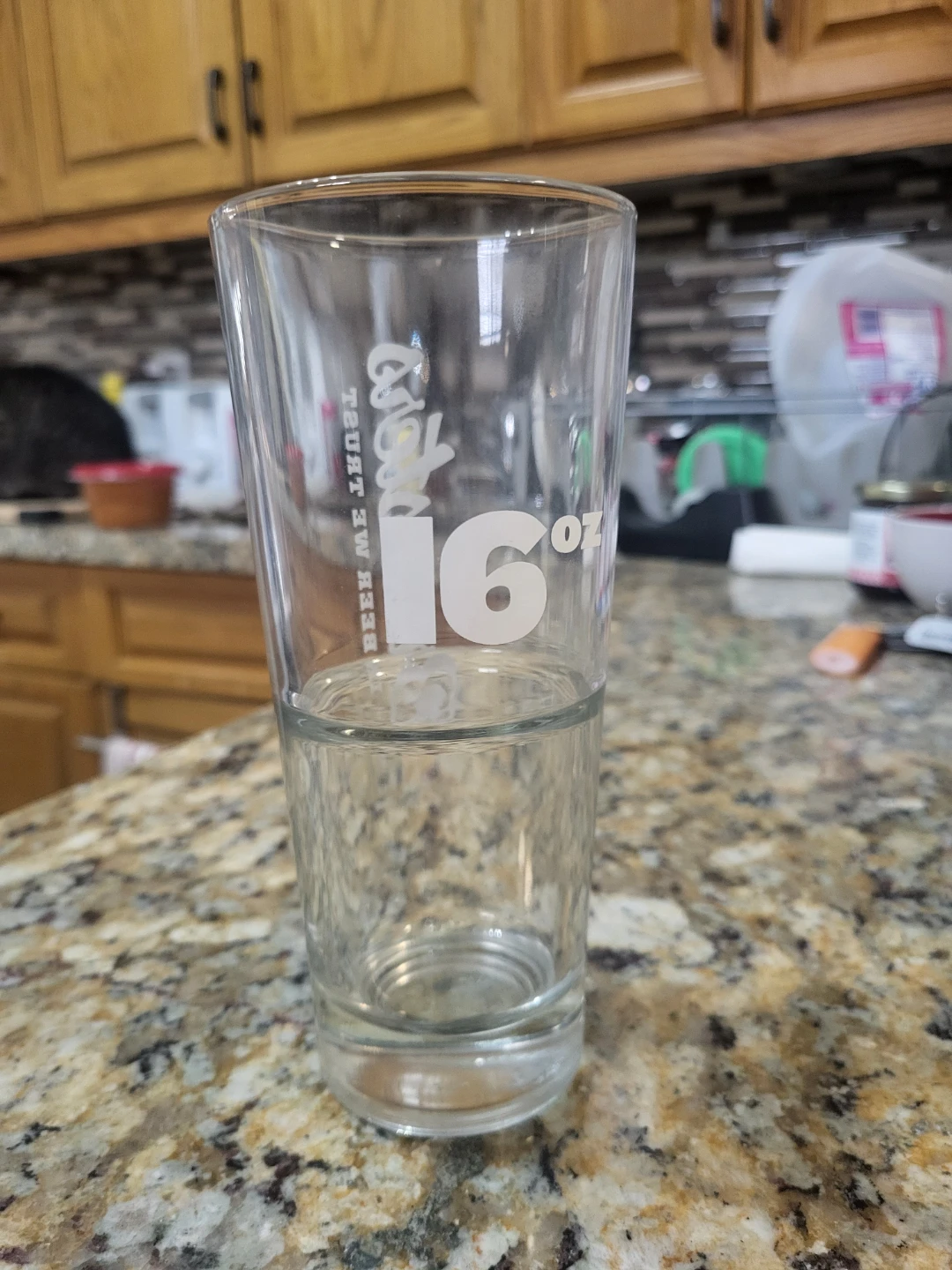 16oz Budweiser Glass