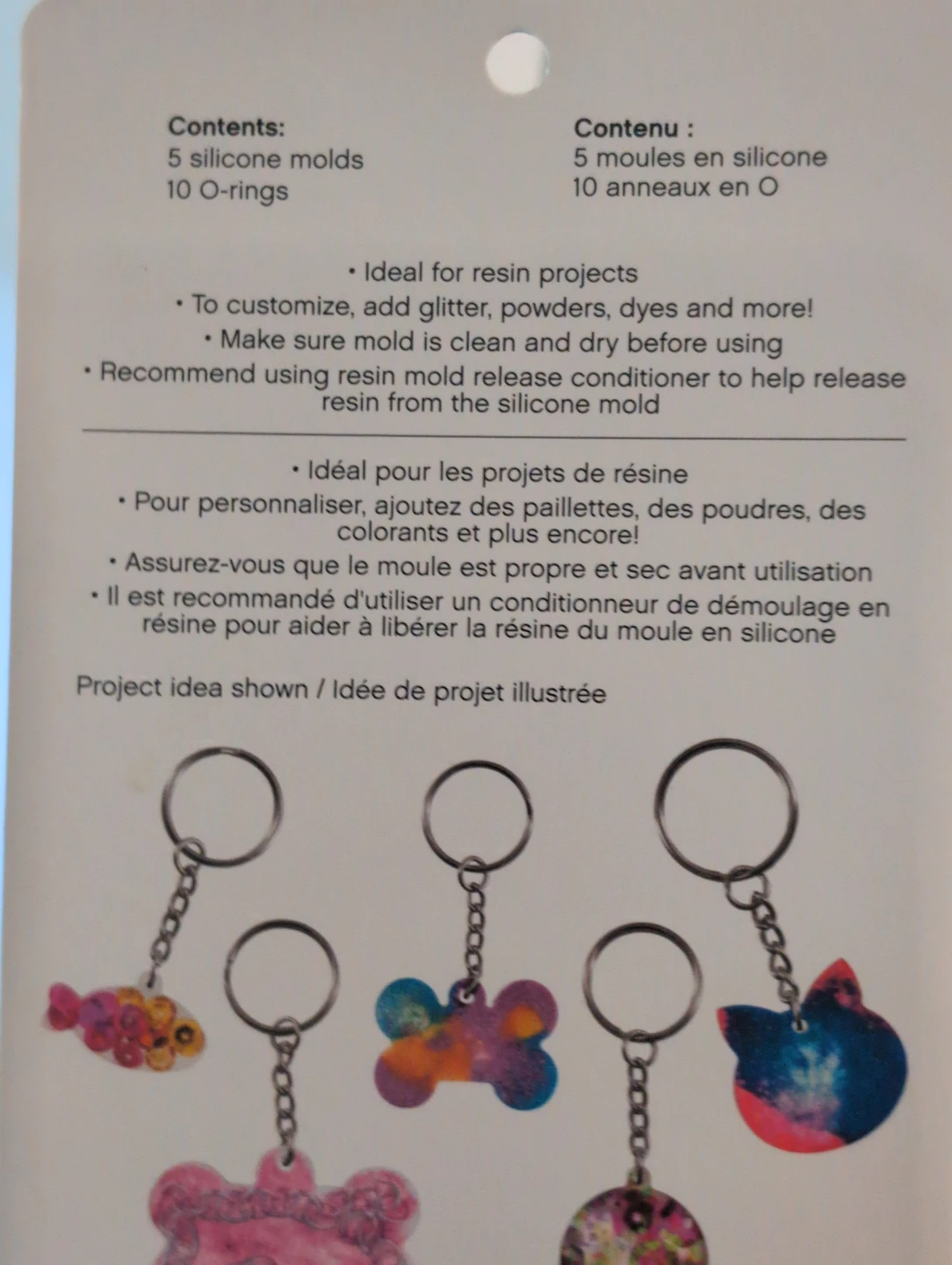 Pet Tag Resin Molds with Key Rings - photo 2