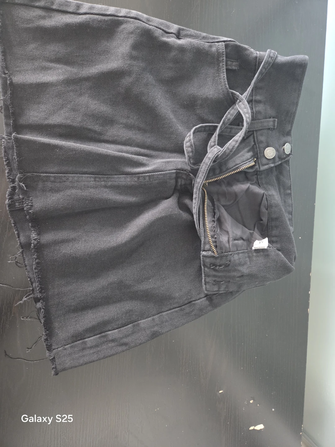 Black Denim Skirt - photo 2