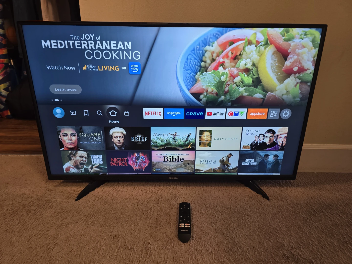 Toshiba 43-inch 4K Ultra HD Smart LED TV with HDR - Fire tv