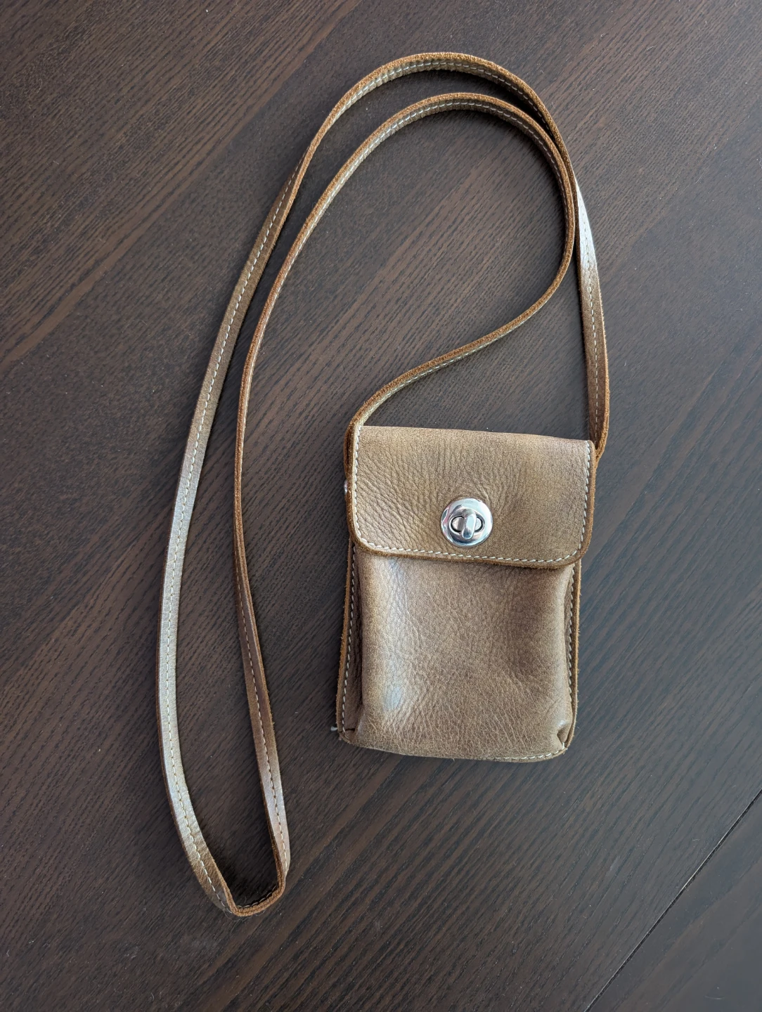 Roots Mini Leather Crossbody