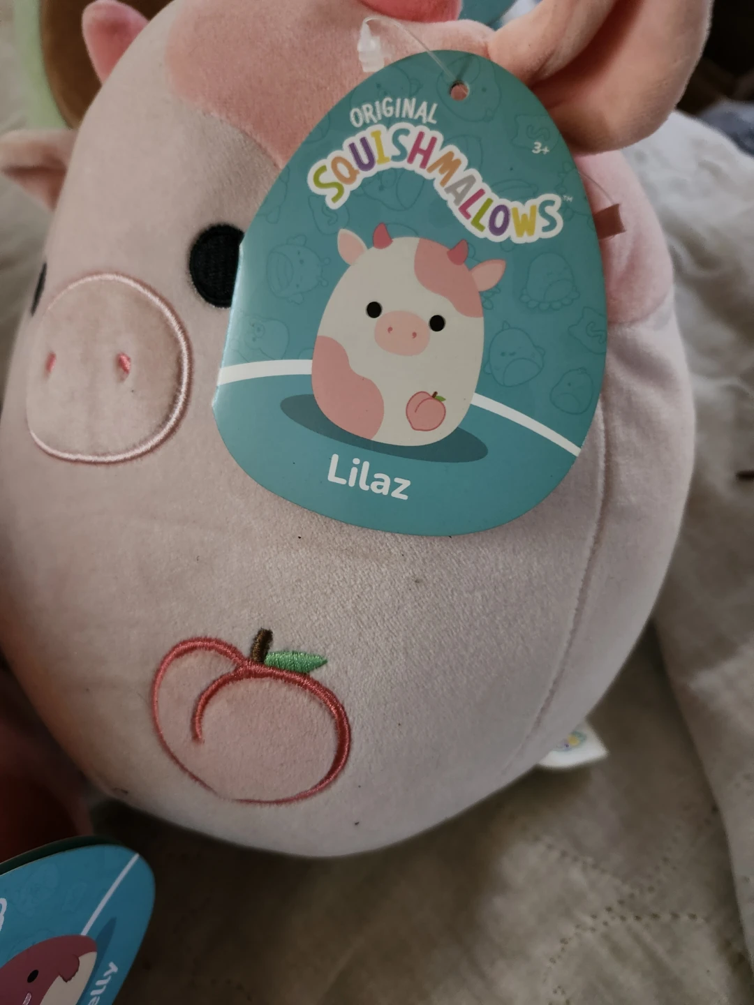 Squishmallows Lilaz the Pink Cow Plush Toy - photo 5