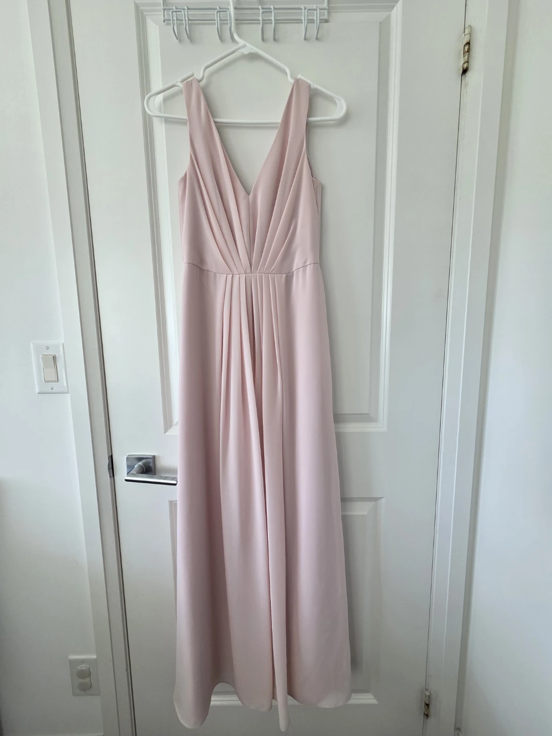 SOCIAL BRIDESMAIDS Blush Pink Maxi Dress Size 2