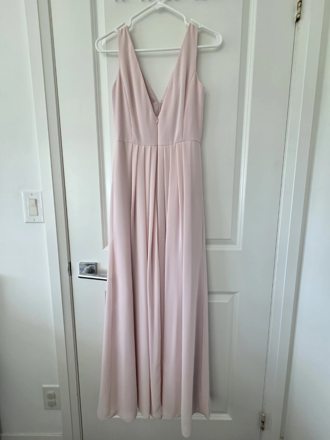 SOCIAL BRIDESMAIDS Blush Pink Maxi Dress Size 2 - photo 2
