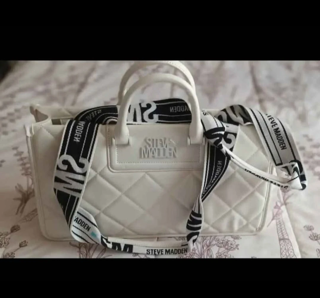 Steve Madden White Quilted Tote Bag - photo 2