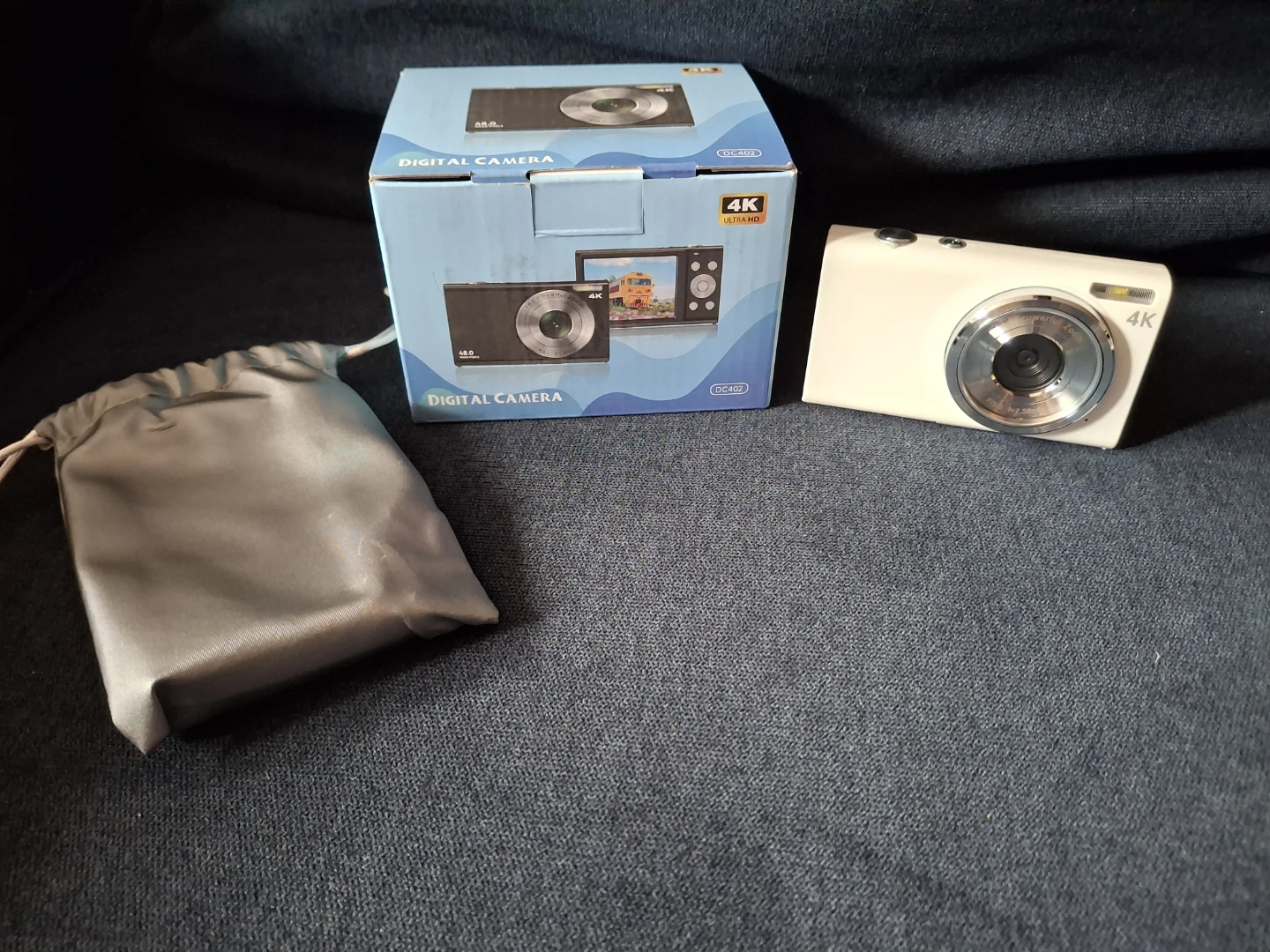 NEW 4K Digital Camera with Wide Angle Lens - White - photo 2