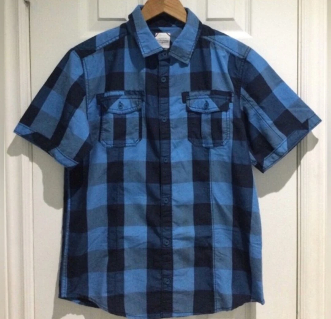 Burnside Boys XL Short Sleeve Plaid Shirt - photo 2