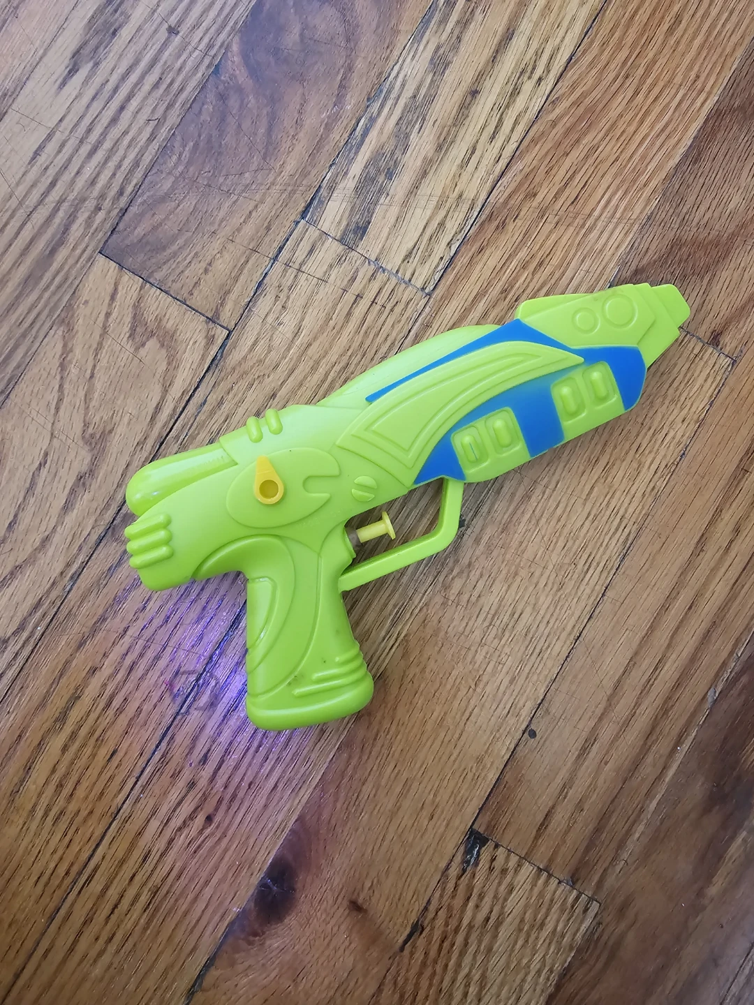 Green and Blue Water Gun