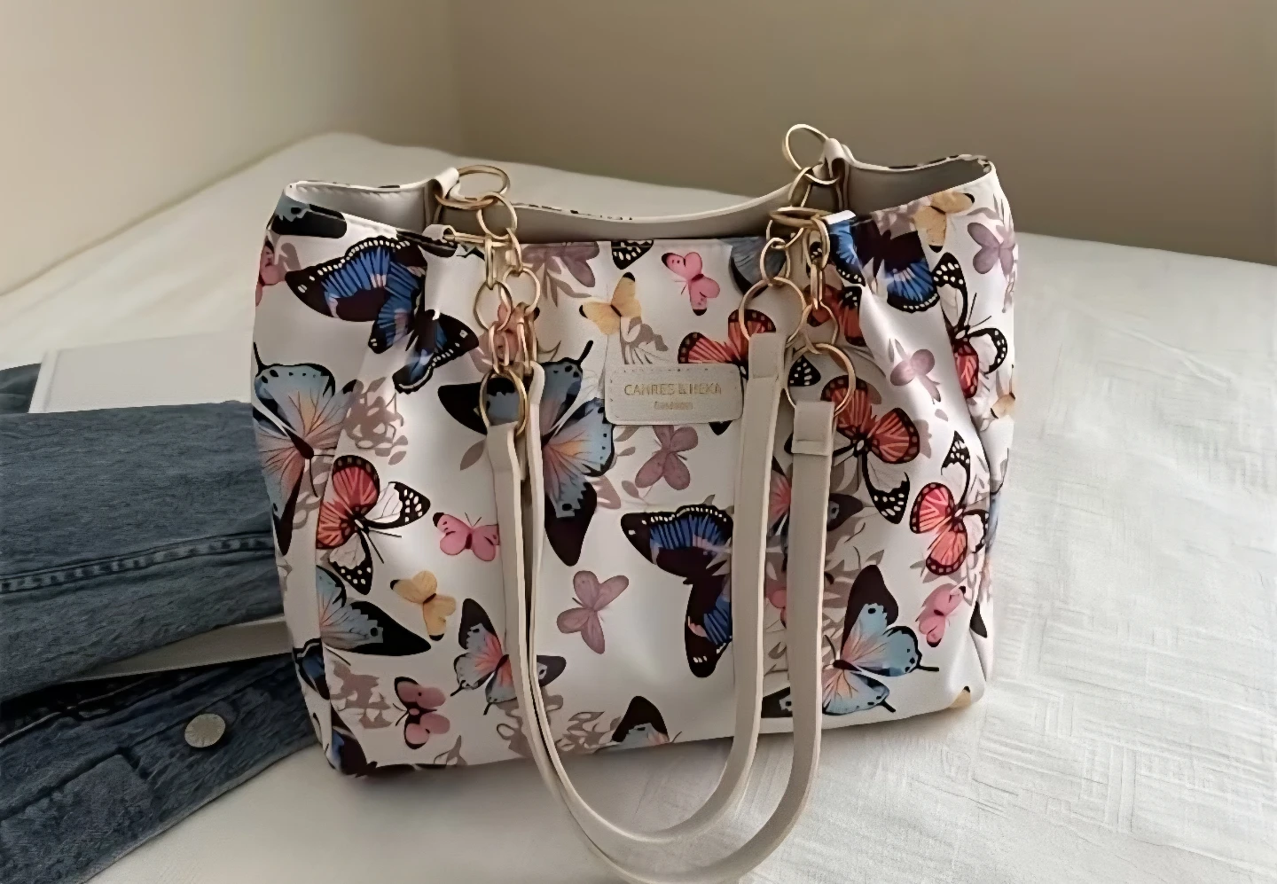 Butterfly Pattern Tote Bag - photo 2