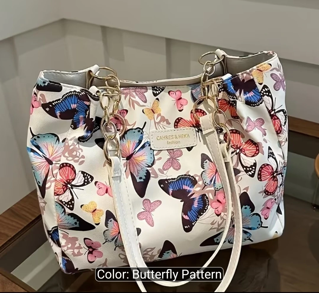 Butterfly Pattern Tote Bag - photo 3