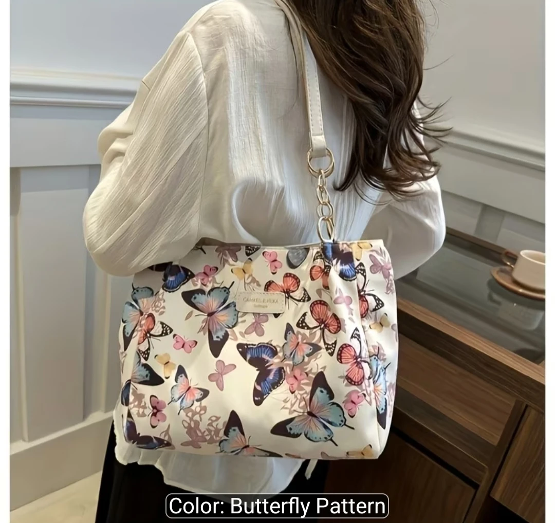 Butterfly Pattern Tote Bag - photo 5