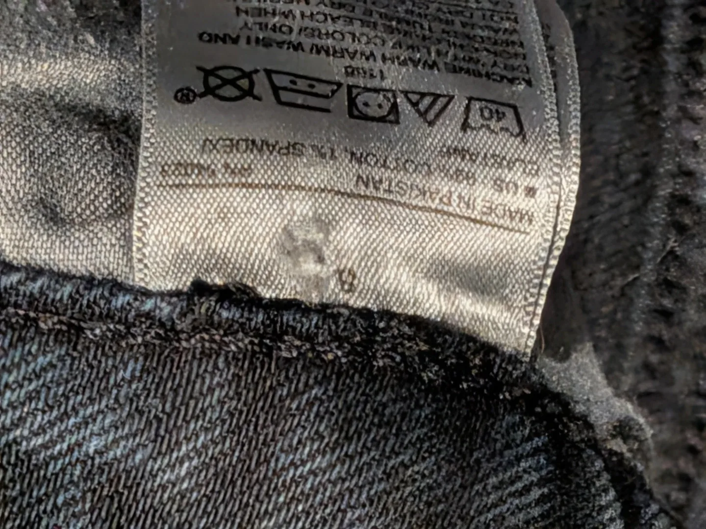 Old Navy Black O.G. Straight High Rise Jeans Size 8 - photo 4