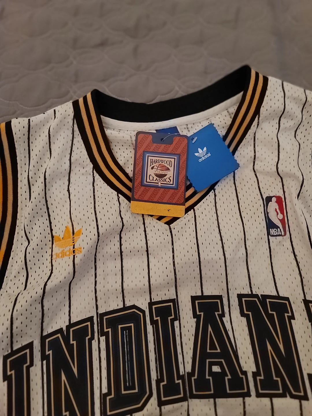 Adidas Hardwood Classics Reggie Miller Indiana Pacers Jersey XXL - photo 2