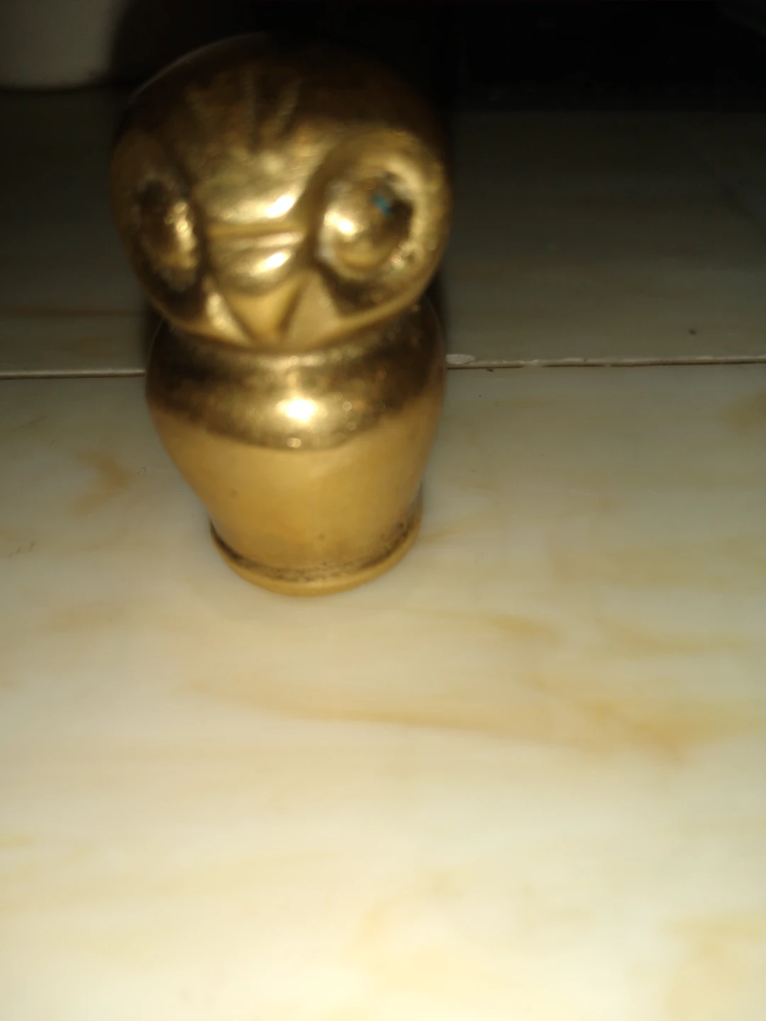 Collectible vintage brass owl