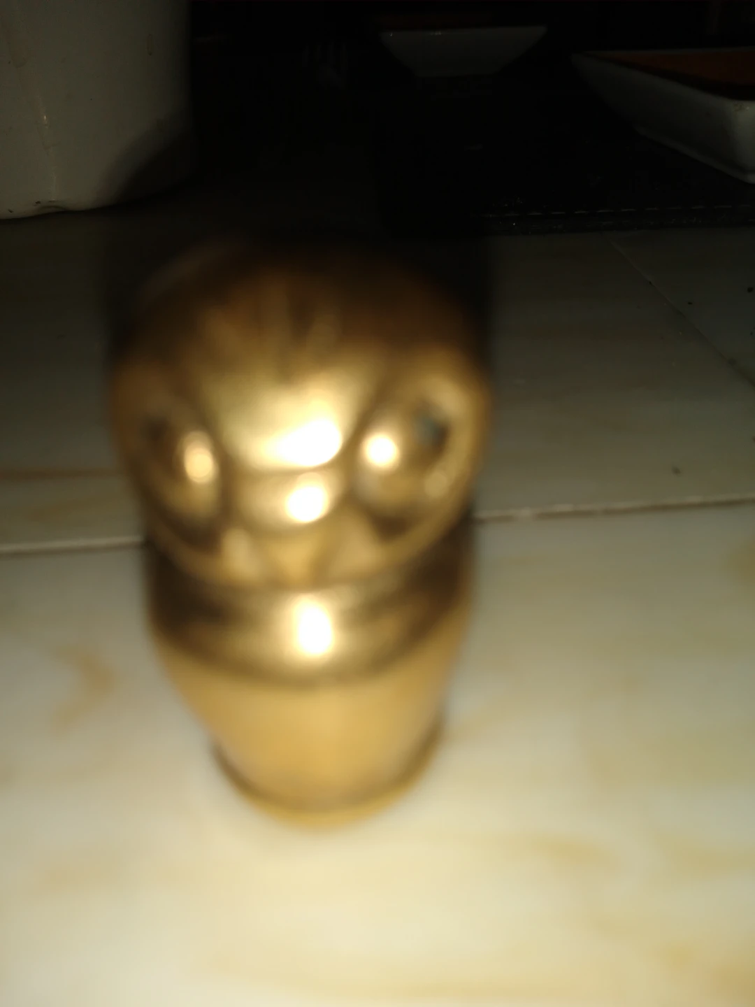 Collectible vintage brass owl - photo 2
