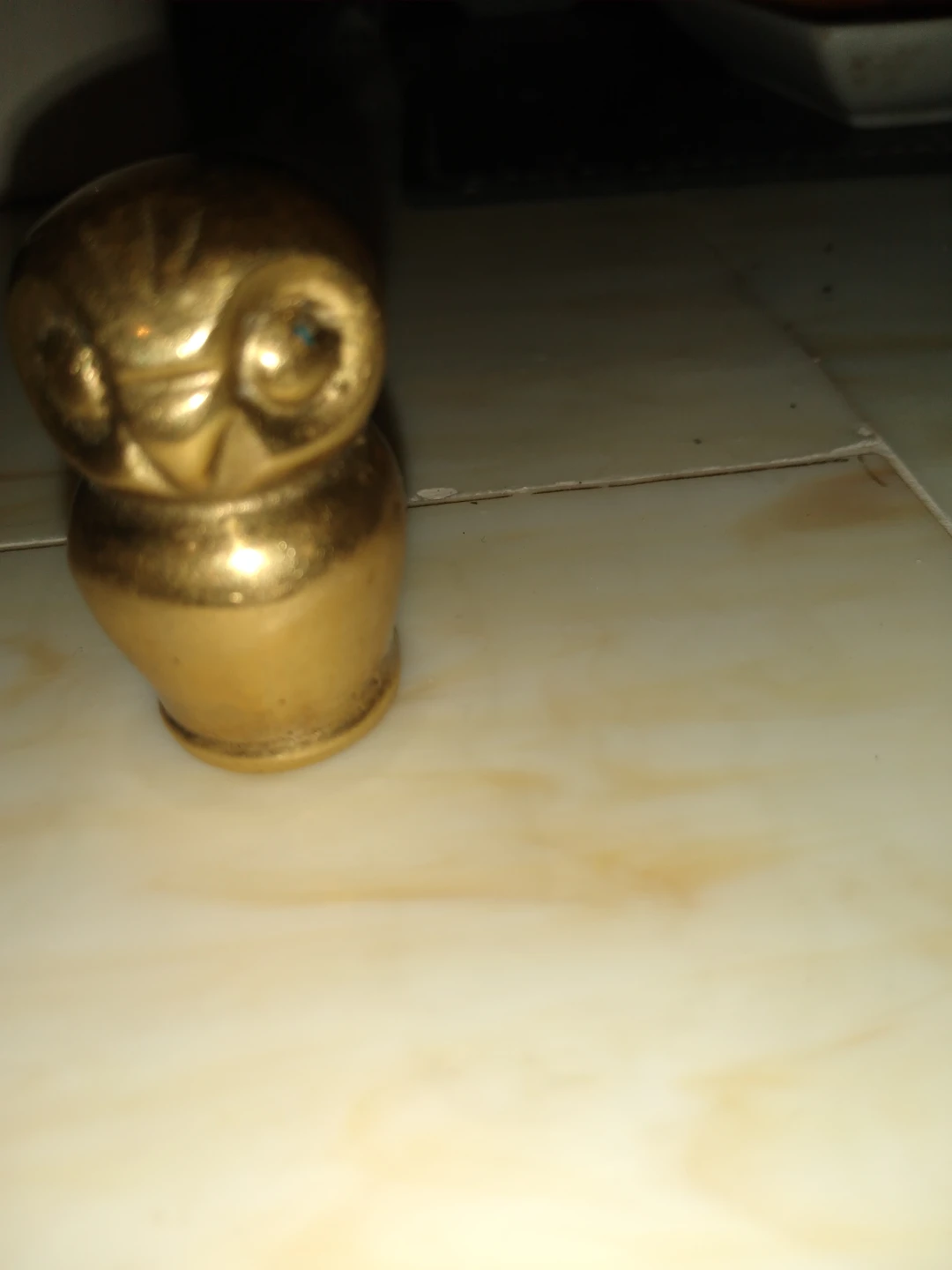 Collectible vintage brass owl - photo 3