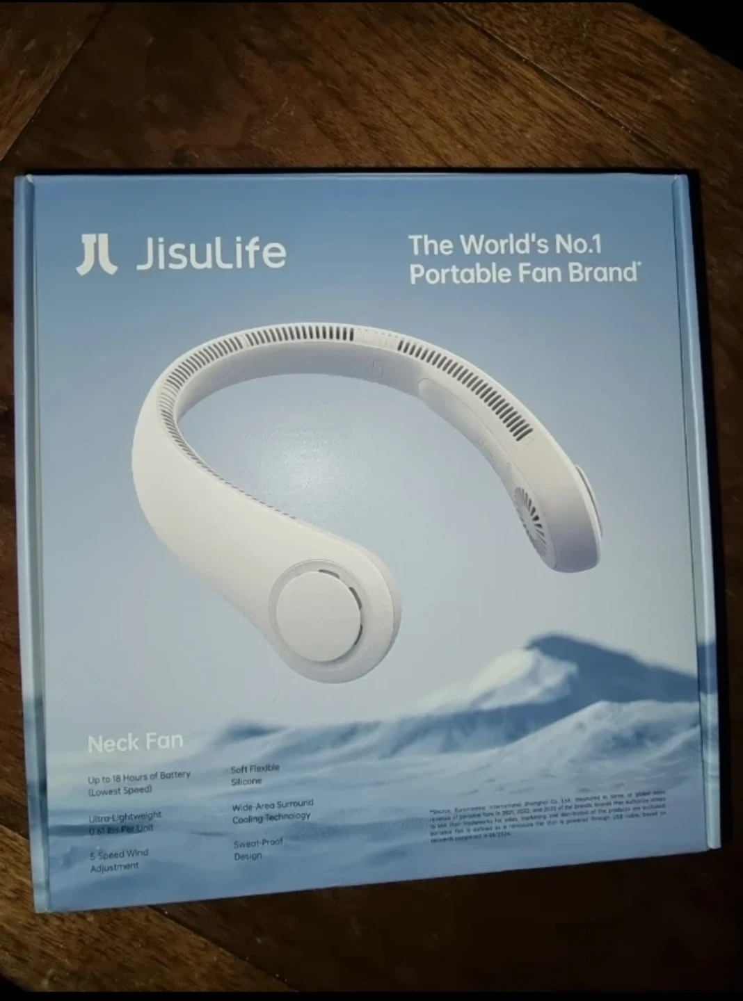 JisuLife Neck Fan White-2 pcs. on hand
