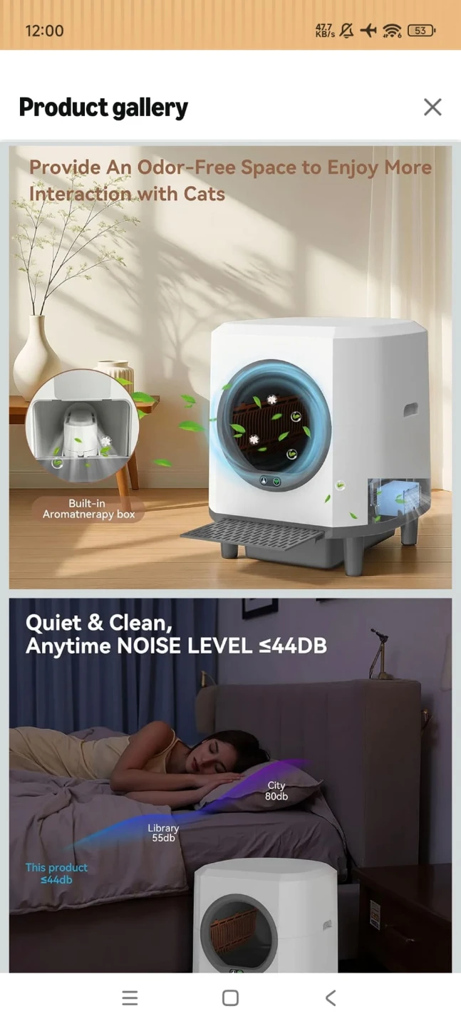 CABZOON Automatic Self Cleaning Litter Box 90L - photo 3