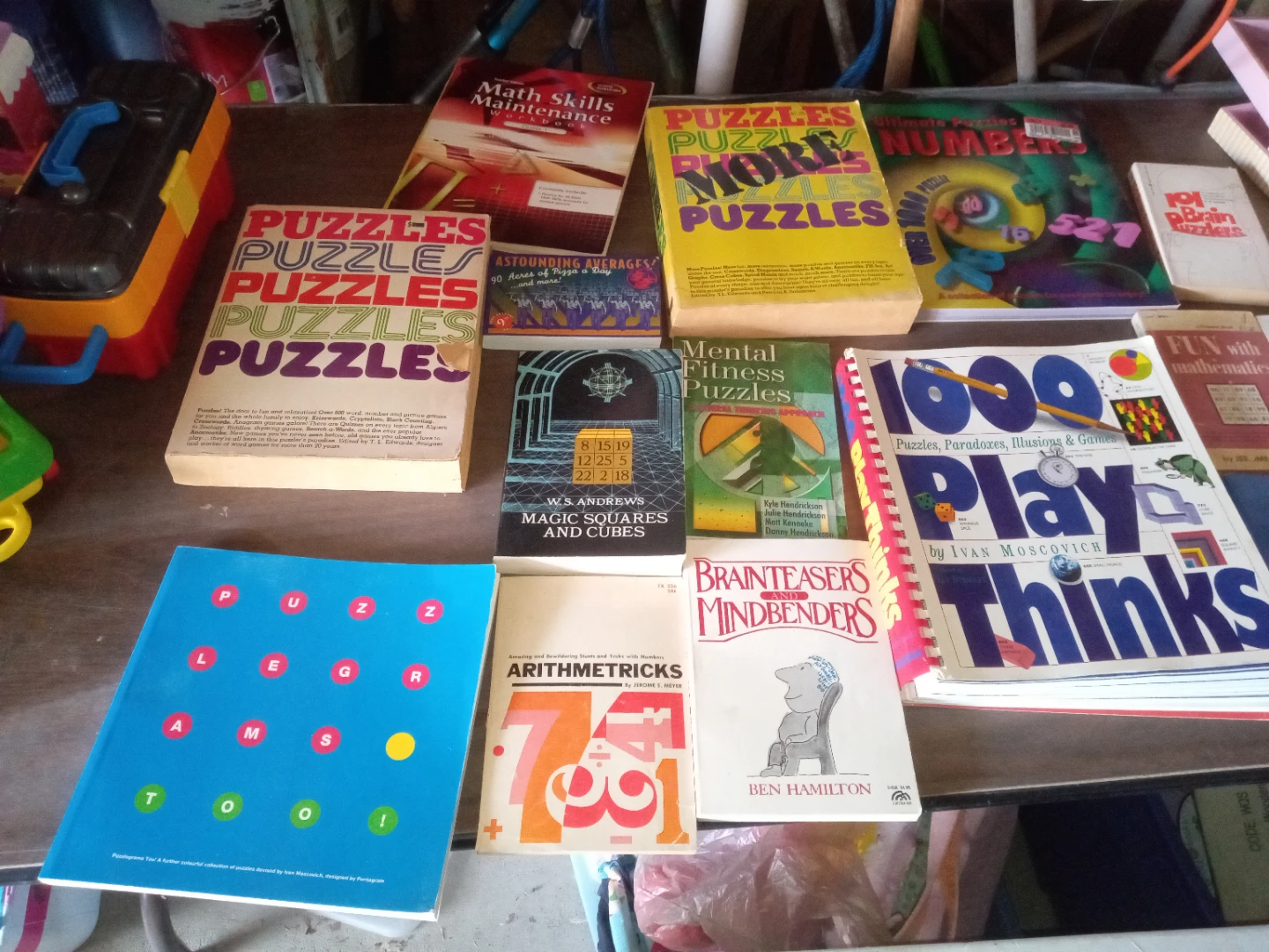 Collection of Puzzle and Math Books - photo 2