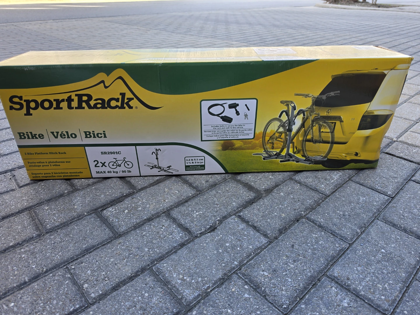 SportRack 2-Bike Platform Hitch Rack SR-2901 BNIB