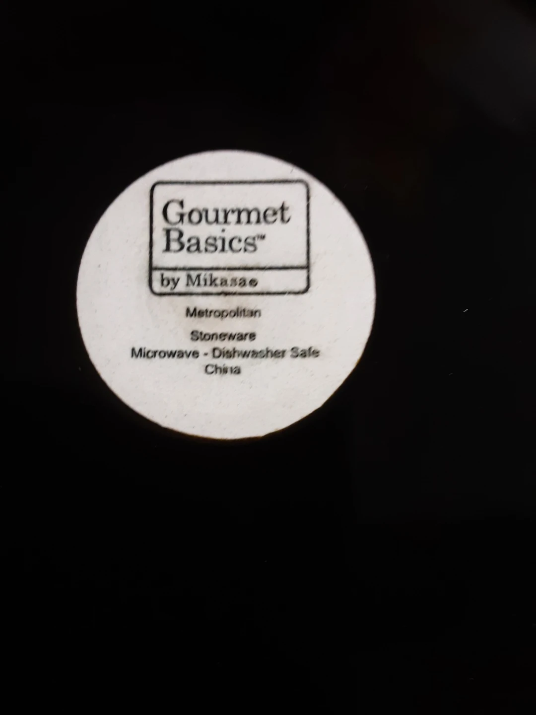 Gourmet Basics by Mikasa Metropolitan Stoneware Plate - photo 2